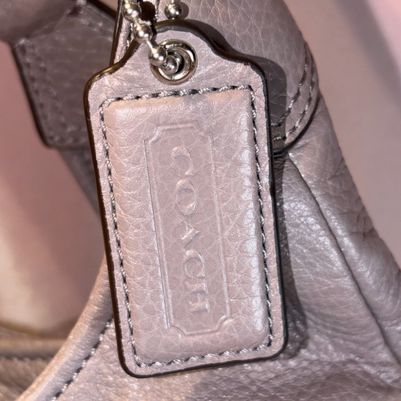 BNWT Vintage Authentic Coach Madison Leather Maggie – Grey Quartz #21225M - Picture 5 of 8